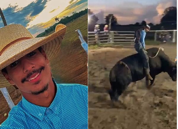 Gean Oliveira Vizaro, de 18 anos, morreu pisoteado por touro