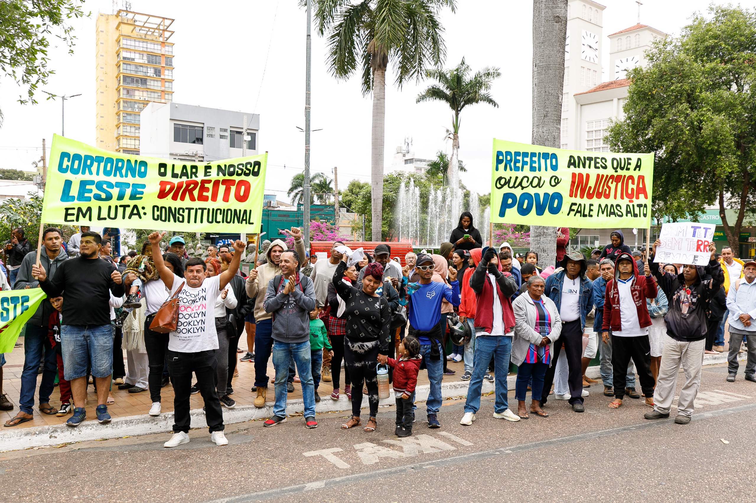Protesto Contorno Leste Abilio