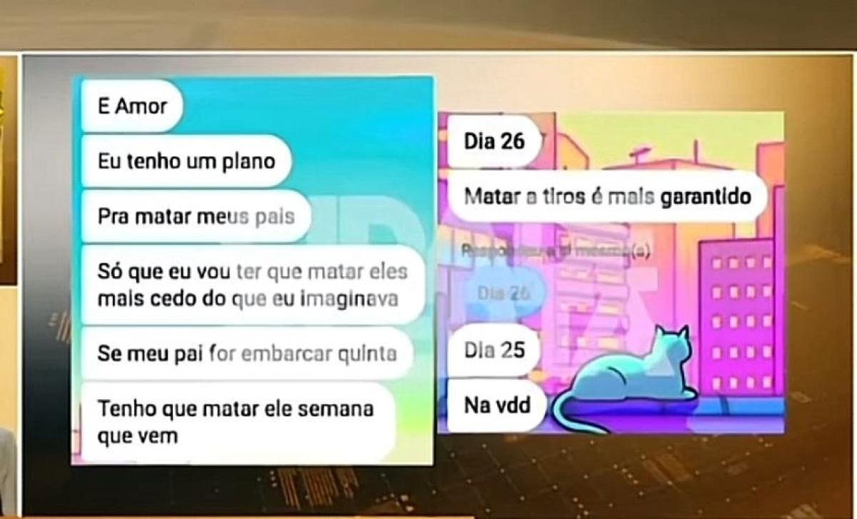 print adolescente matou pais rj