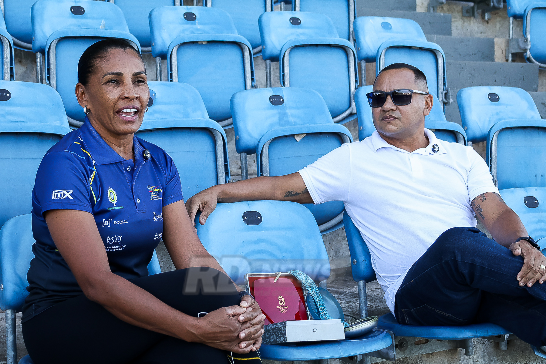 Vicente Lenilson e cida, atletas, olimpicos