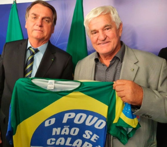 Bolsonaro e Galvan - foto