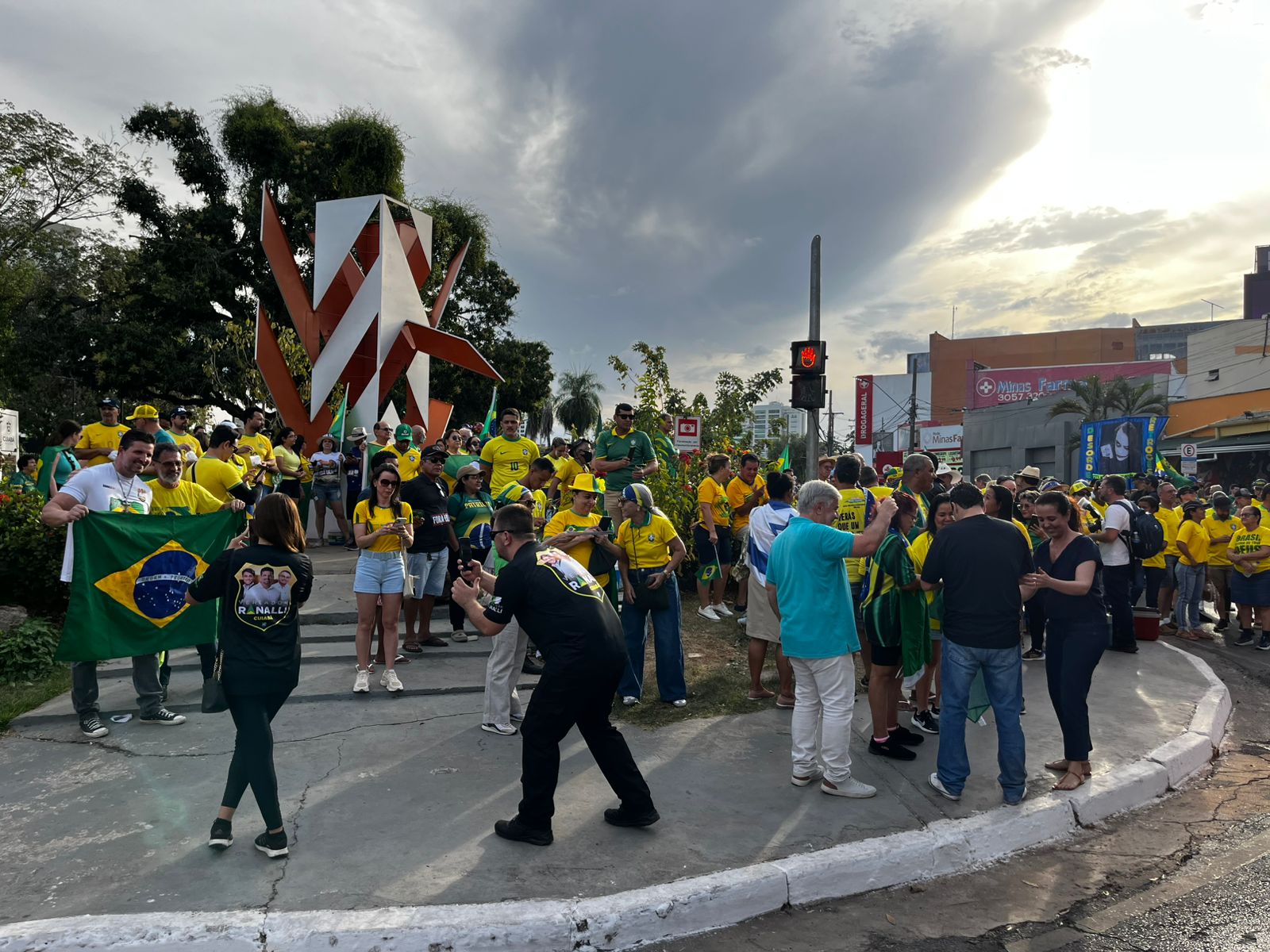 Manifesta��o, Reaja Brasil, bolsonaristas