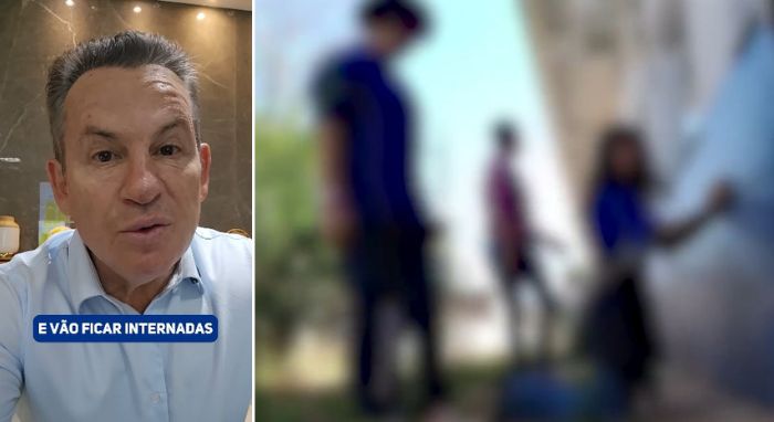 Mauro Mendes, estudantes, Alto Araguaia