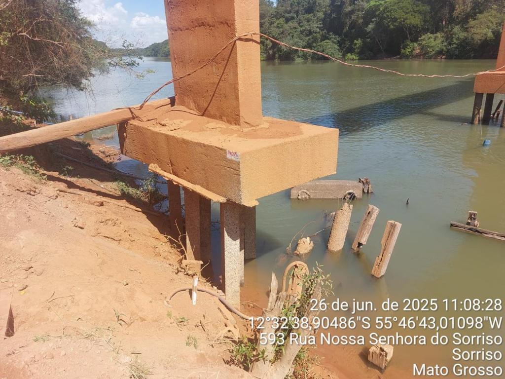 ponte rio teles pires desvio