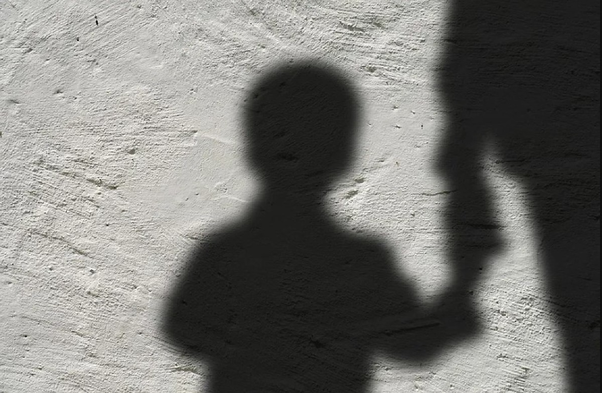 sombra, menino, abuso, sequestro