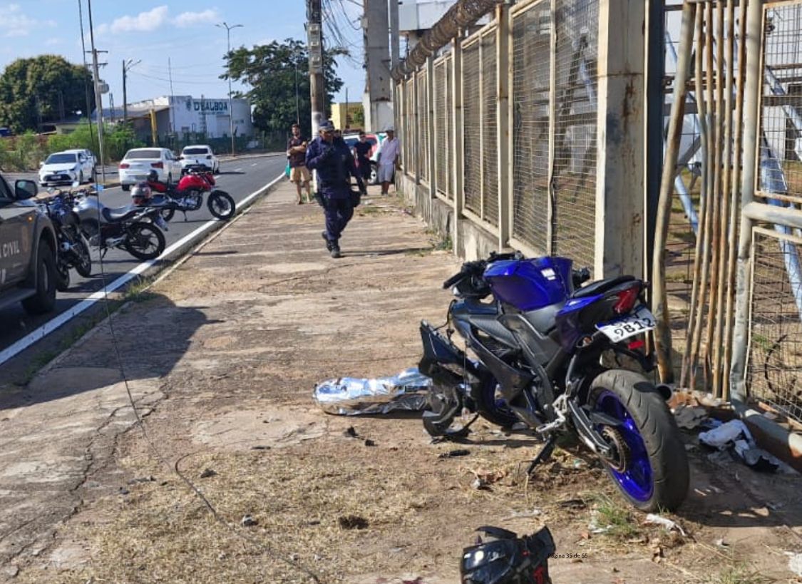 Acidente FATAL de moto na Ulisses de Pompeu em VG