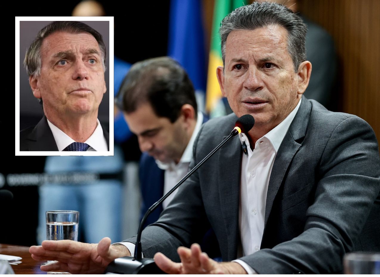 Mauro Mendes e Jair Bolsonaro