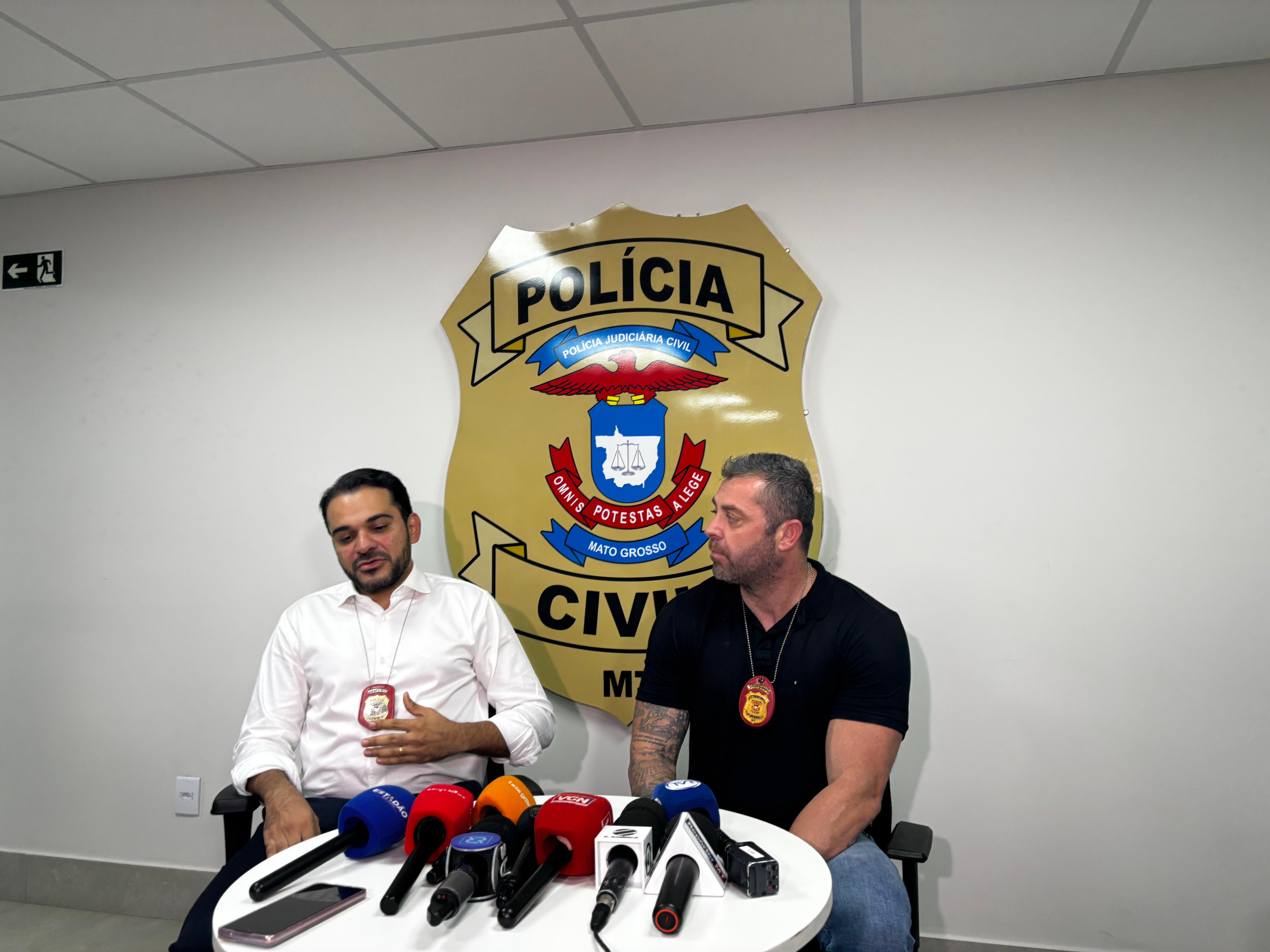 Delegados Caio Albuquerque e Bruno Abreu