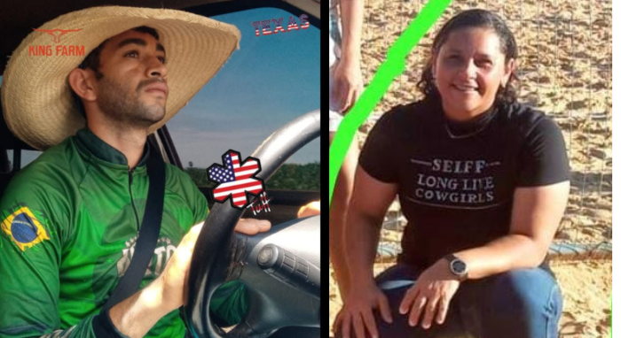 Edinei Serafim de Souza e Fabiana Sanches Cardoso itiquira ouro branco