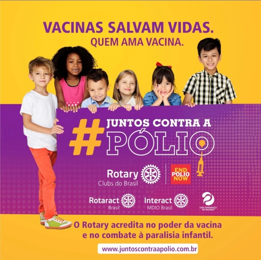 Campanha contra a p�lio Rotary Club