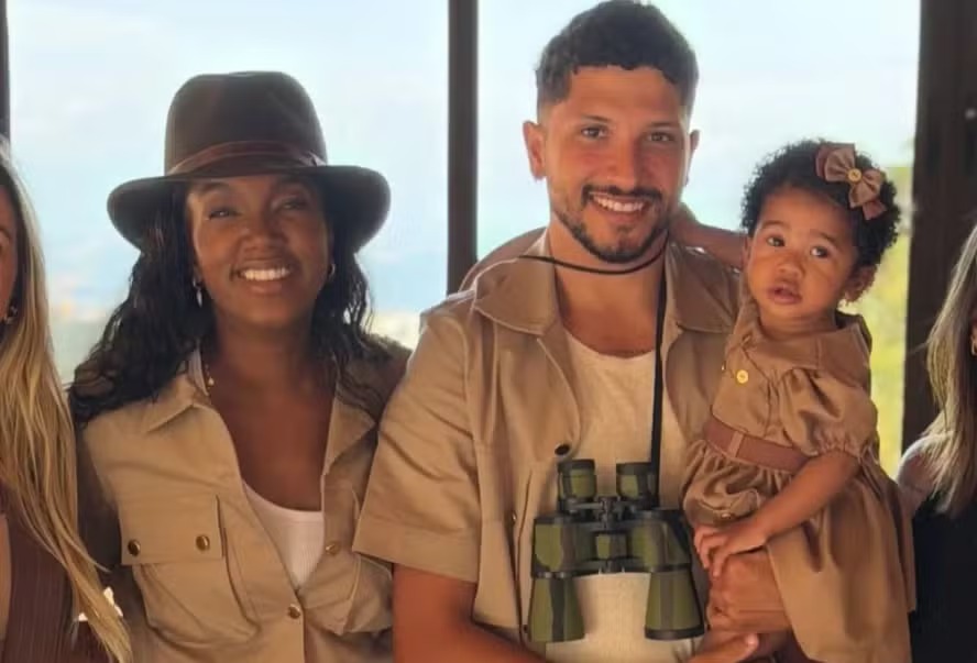 IZA e Yuri Lima celebram juntos o anivers�rio de 1 ano da filha, Nala