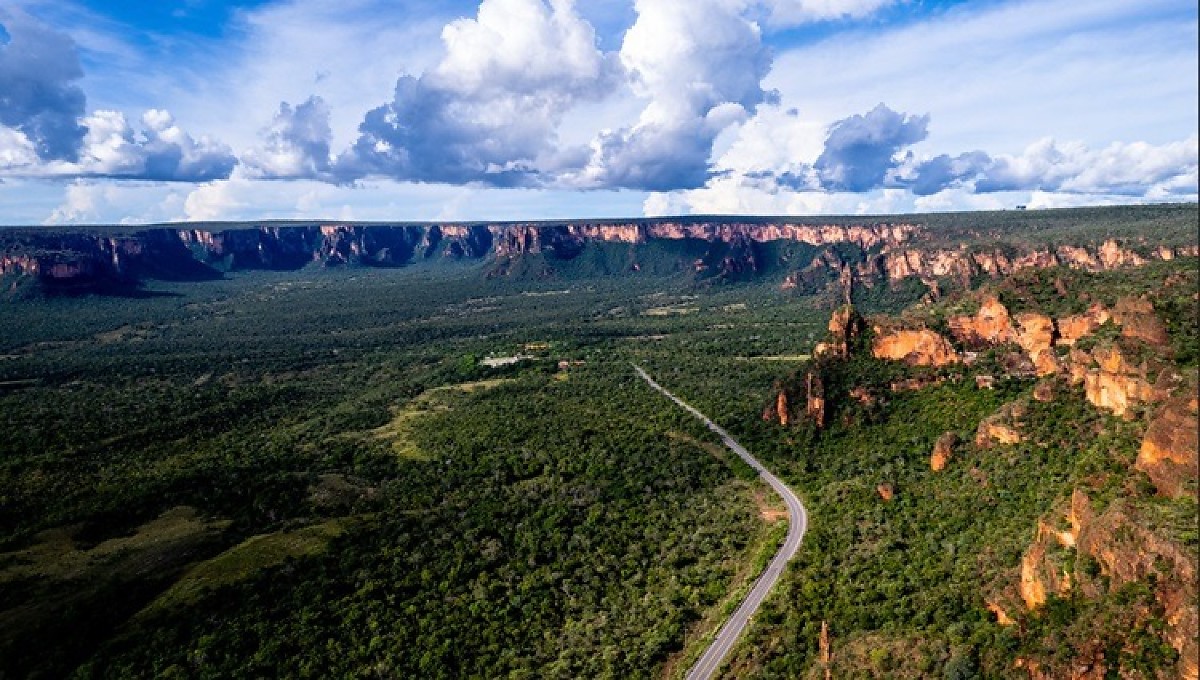 Chapada dos Guimarães paredões