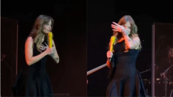 Lu�sa Sonza chora em show