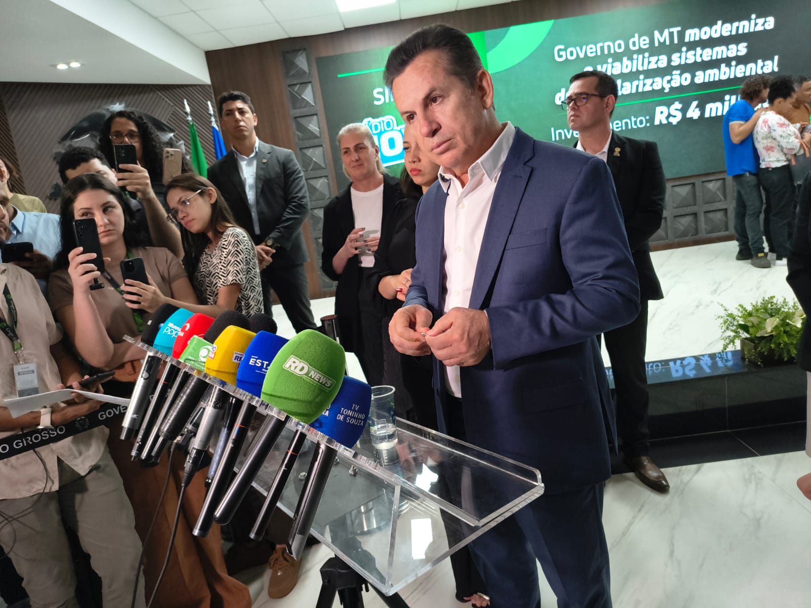 Mauro Mendes coletiva