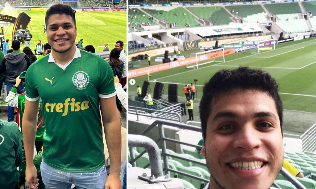 casal de torcedores, Thaylla e Jean
