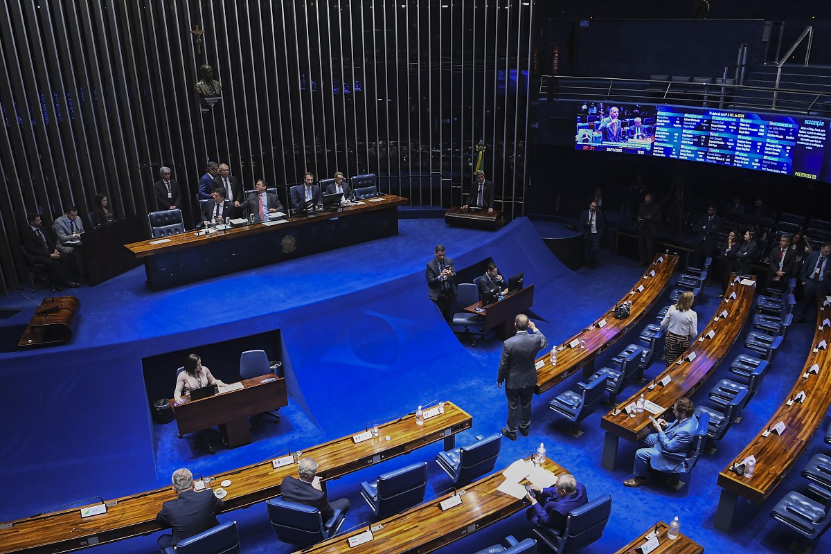Plenário - Presidente do Senado Federal, senador Davi Alcolumbre (União-AP)