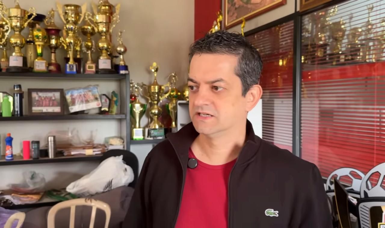 presidente do Uni&iuml;&iquest;&frac12;o Esporte Clube, Paulo Barrionuevo Junior