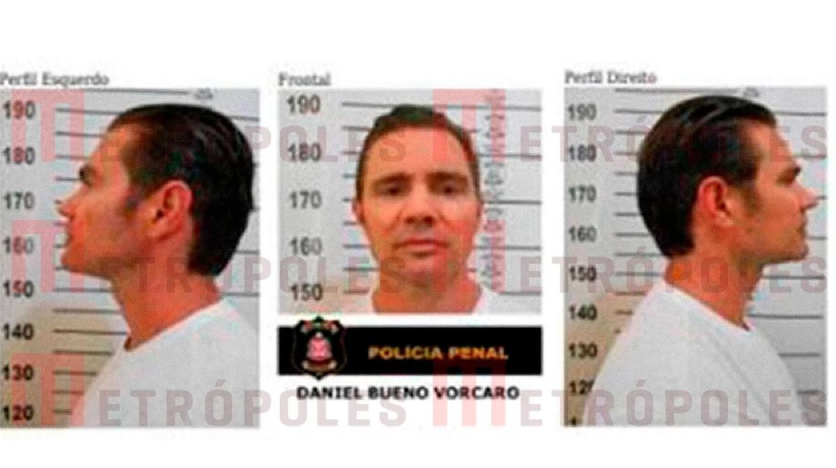 Banqueiro Daniel Vorcaro sem barba em presído