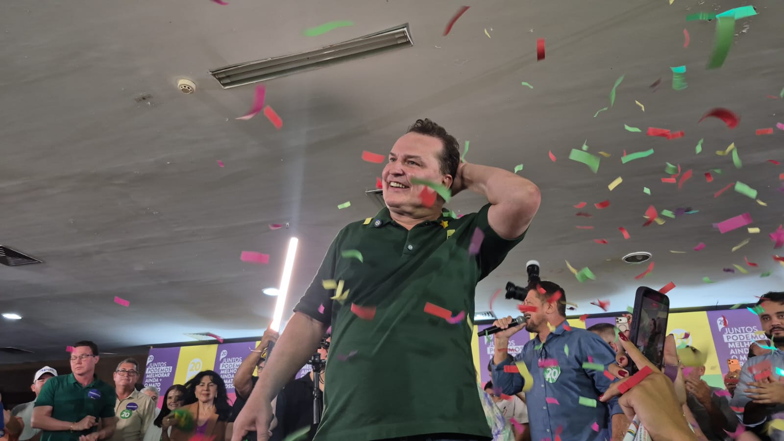 Evento Max Russi Podemos filia�es Elei�es 2026