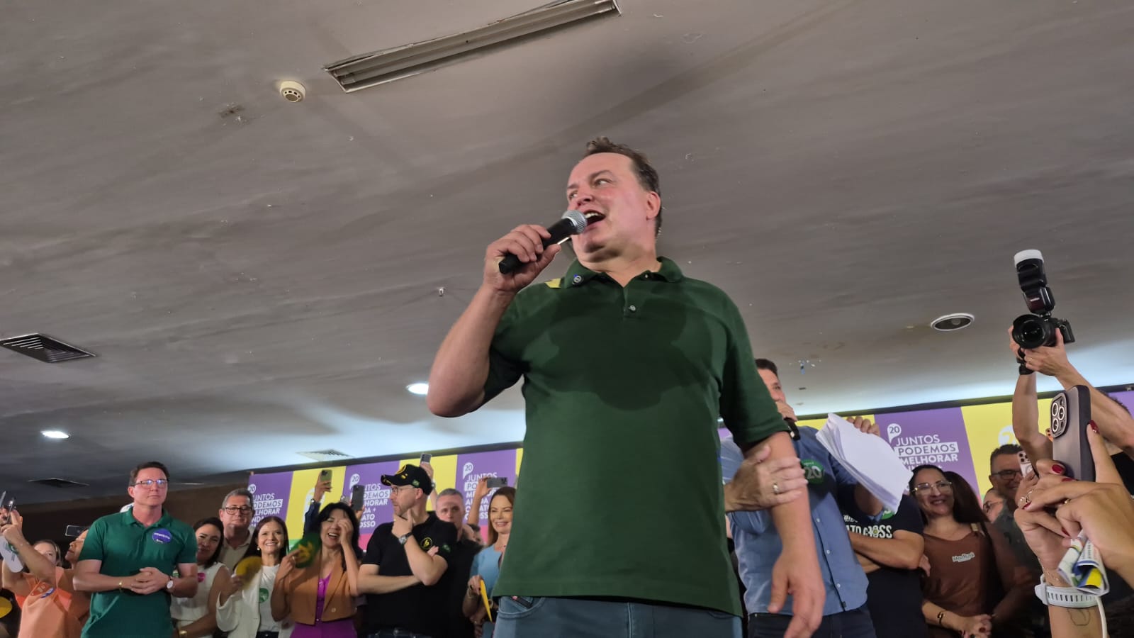 Evento Max Russi Podemos filia�es Elei�es 2026