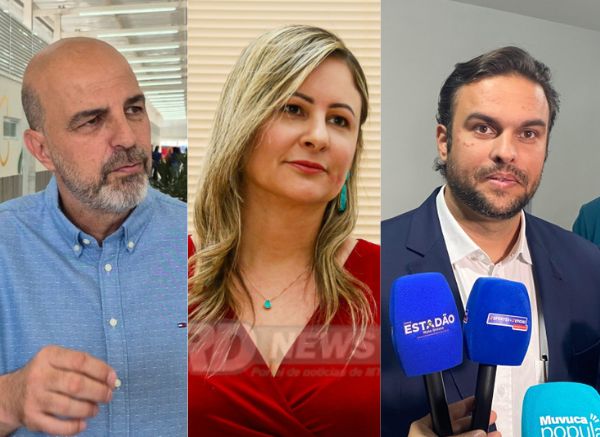 Amauri Monge, Daniele Carmona e Murilo Bianchini