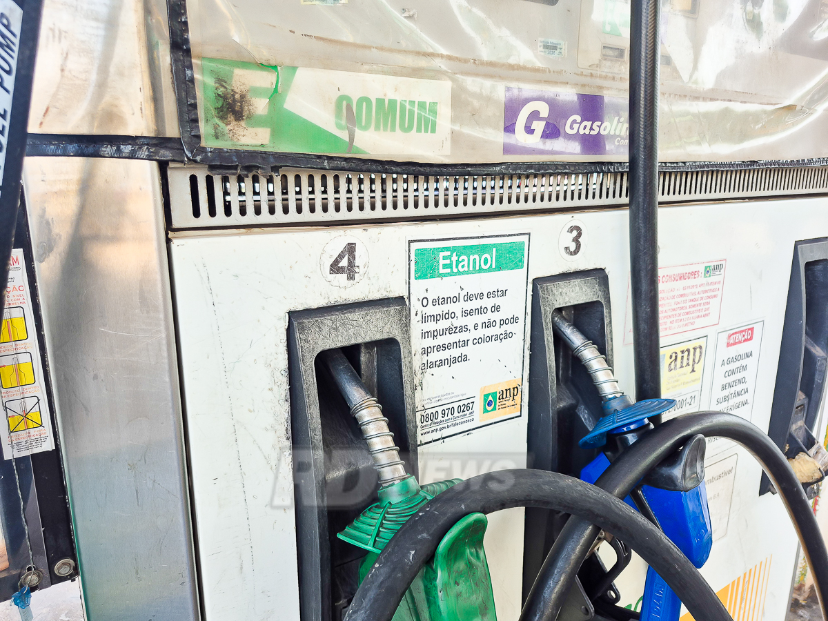 Bomba de combust�vel 01 posto Etanol - gasolina