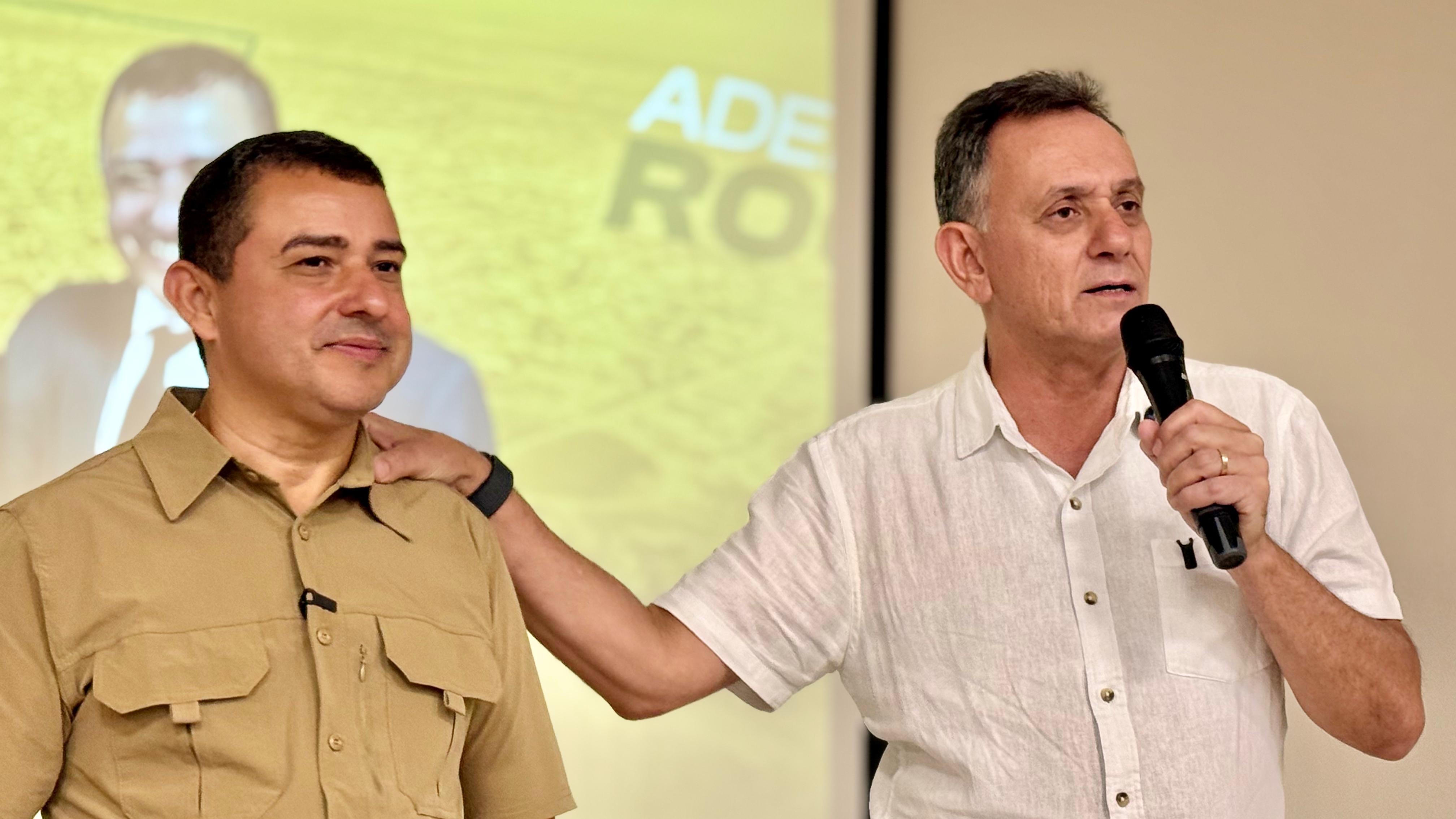 Adenilson Rocha e Nilson Leit&iuml;&iquest;&frac12;o alinhamento Nort&iuml;&iquest;&frac12;o