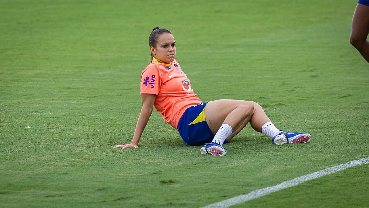 Ana Vitória - Treino da Seleção Feminina - CT Manoel Dresch