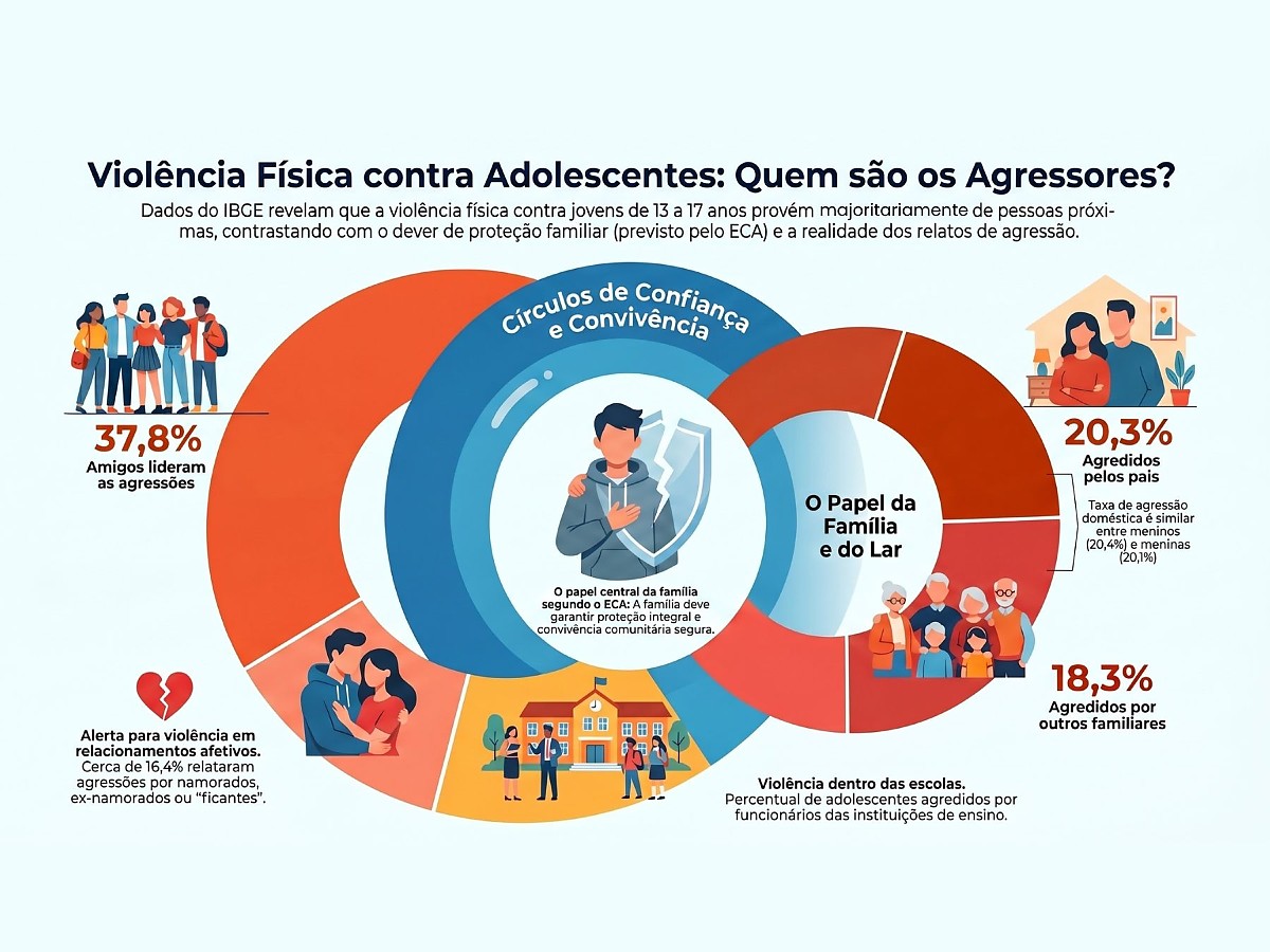 Adolescentes agredidos em MT - Gr&aacute;fico