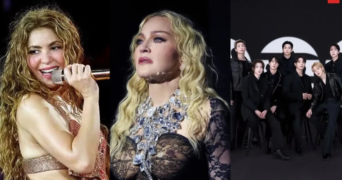 Shakira, Madonna e BTS