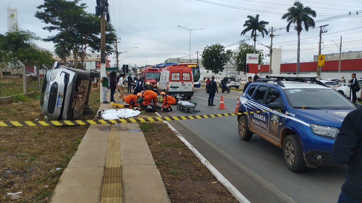 Idosa morre após ser atropelada em faixa de pedestre em Várzea Grande