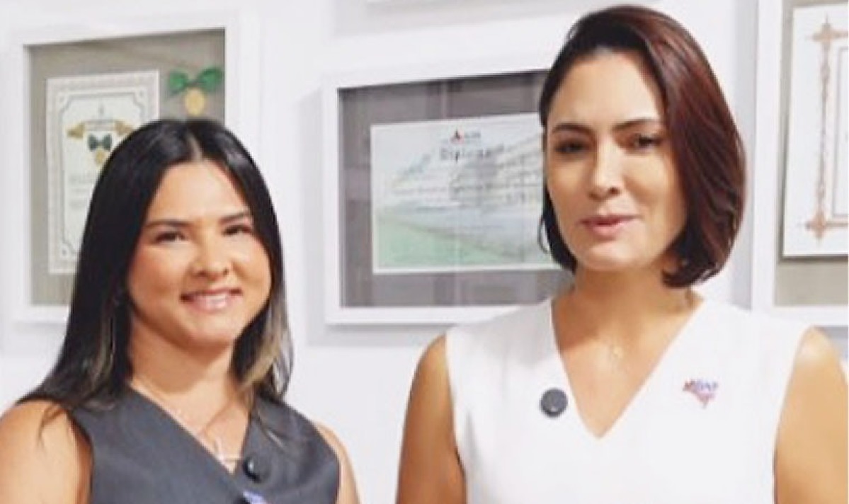 Gislaine Yamashita e Michelle Bolsonaro PL Mulher