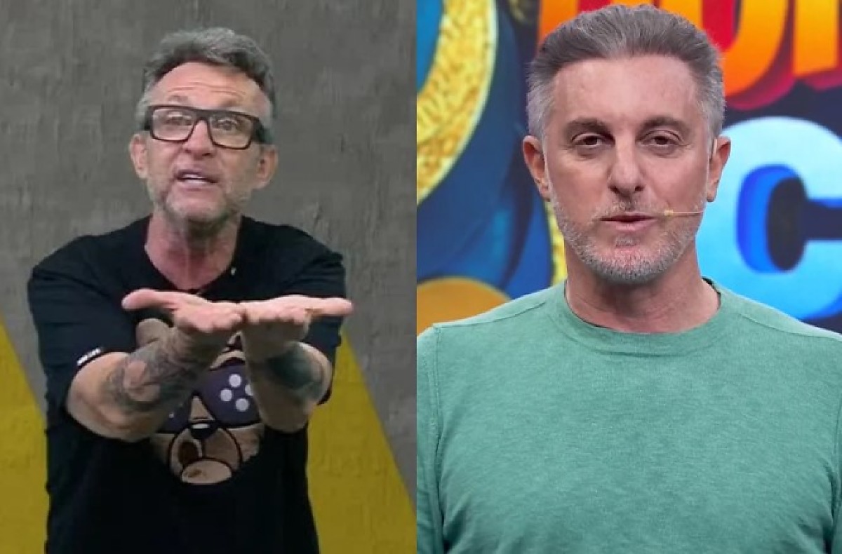 Apresentador Neto e Luciano Huck
