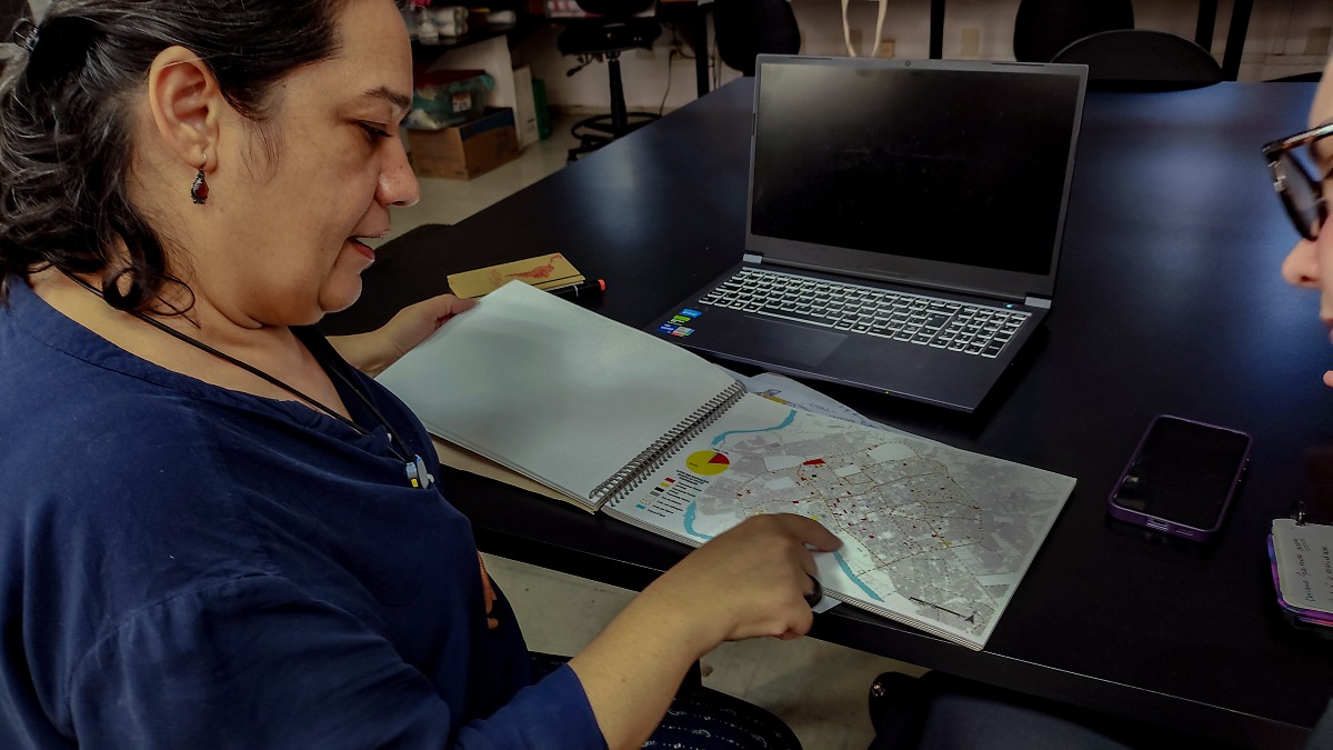 Doriane Azevedo mapa