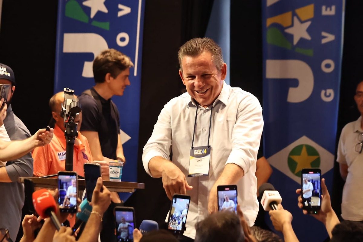 Mauro Mendes convenção do União Brasil