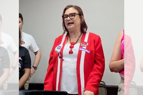 Rosa Neide - convenção da Federação Brasil da Esperança