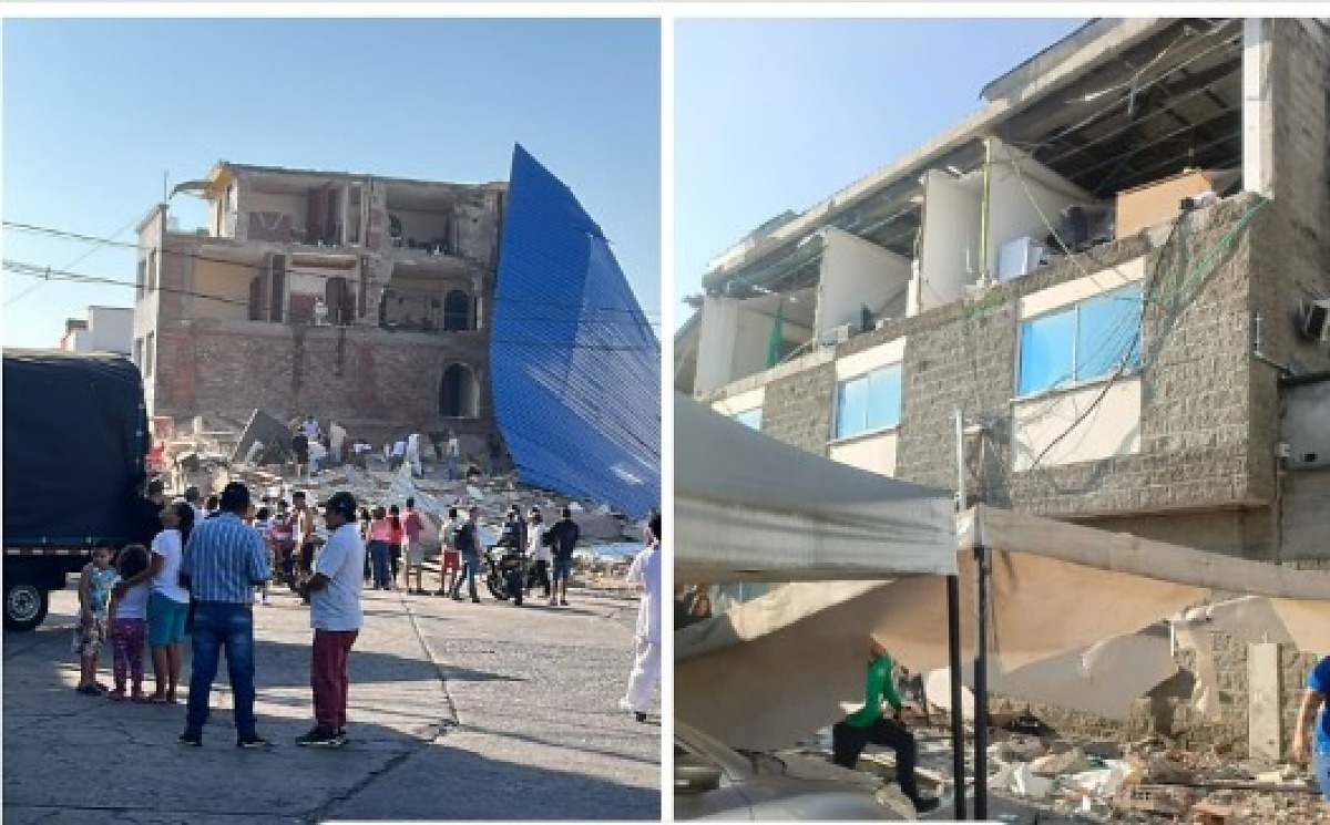 Terremoto na Colômbia -- destruição mortes
