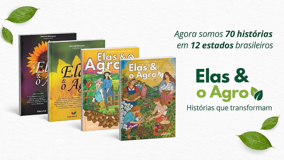 Livro reúne histórias de mulheres do agro - Elas e o Agro