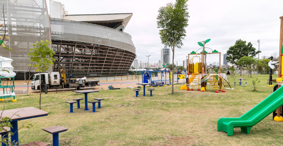 Parque na Arena Pantanal - lazer - prefeitura de Cuiabá