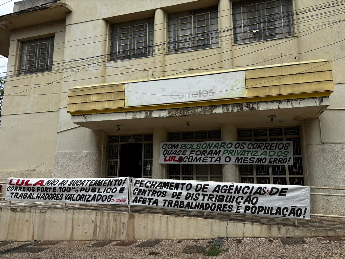Manifestação Correios, Cuiabá
