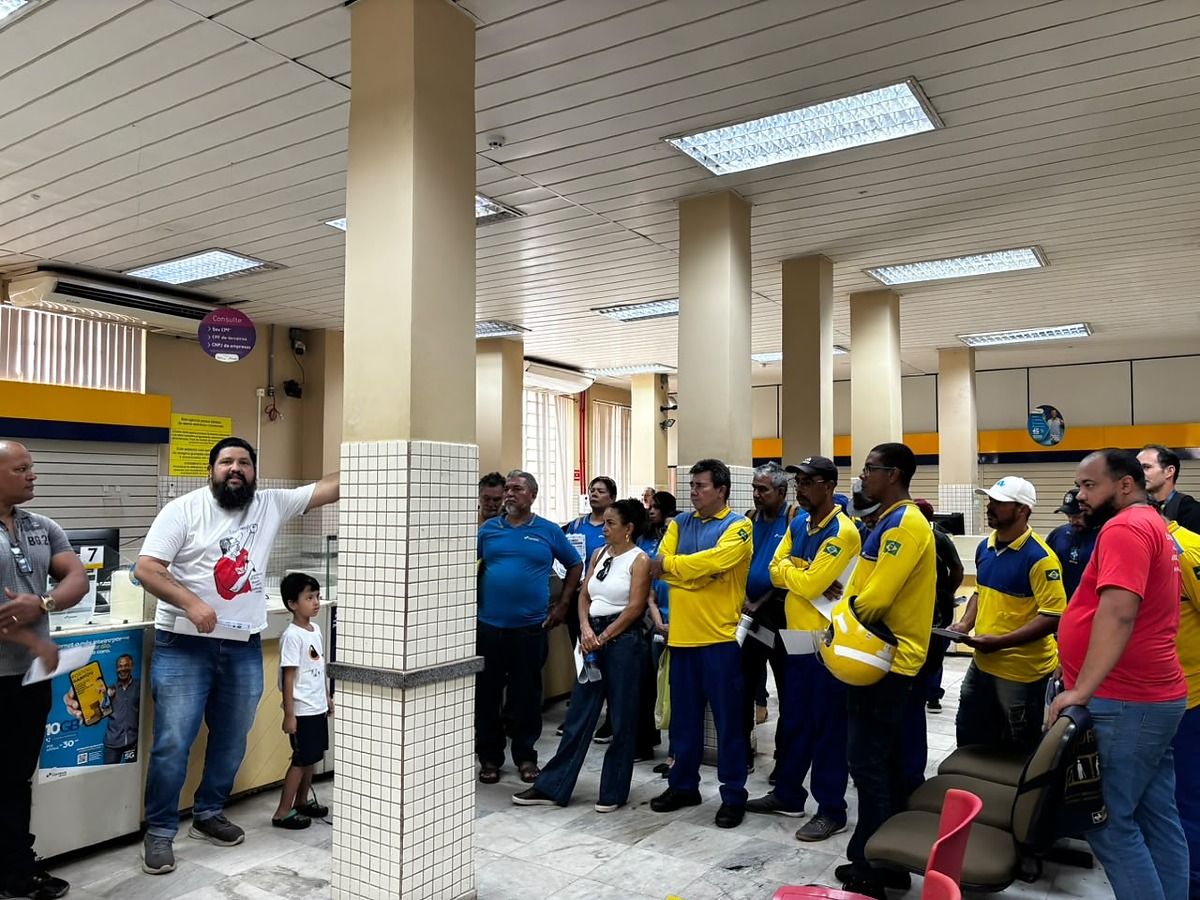 Manifestação Correios, Cuiabá