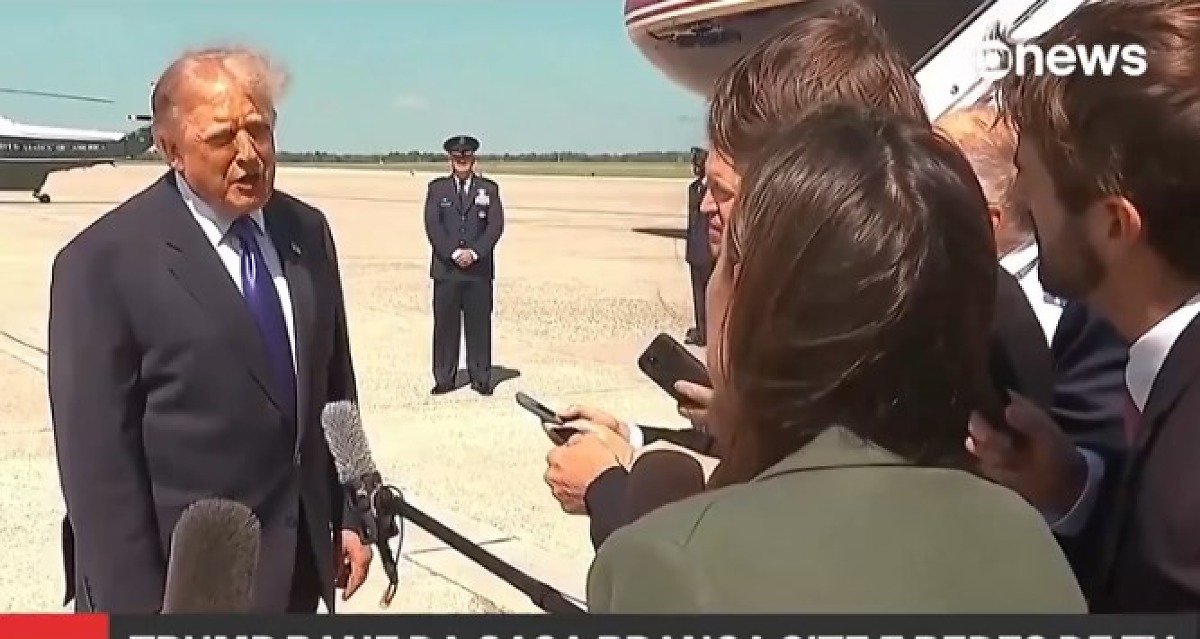Presidente Donald Trump Casa Branca veto a jornalista