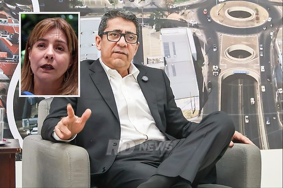 Ananias Filho, o presidente do PL-MT e Flávia Moretti, prefeita de VG