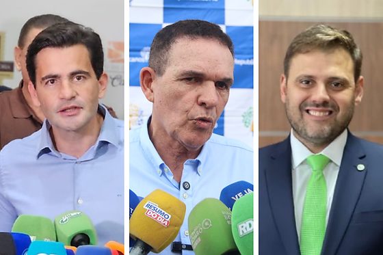 Da esquerda para direita: Fabio Garcia, Juarez Costa e Irajá Lacerda