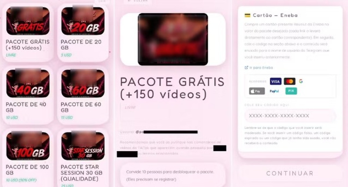 TikTok - venda, conteúdo infantil
