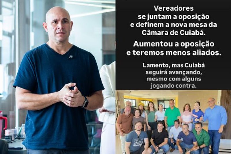 Abilio Brunini e vereadores Mesa Diretora
