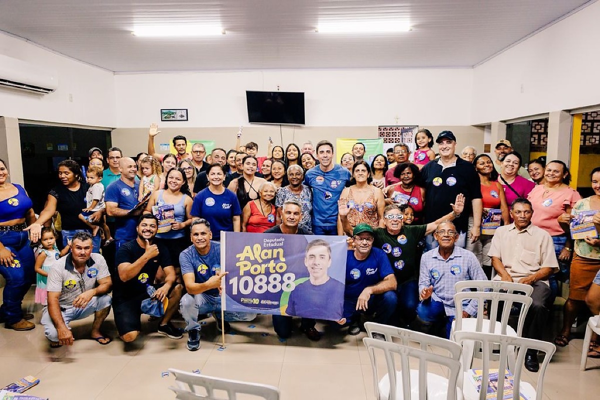 Alan Porto e apoiadores - candidato a estadual