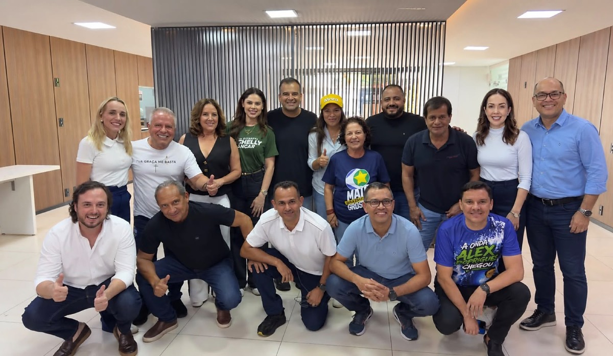 Ilde Taques e novo grupo que disputa a mesa da Câmara de Cuiabá