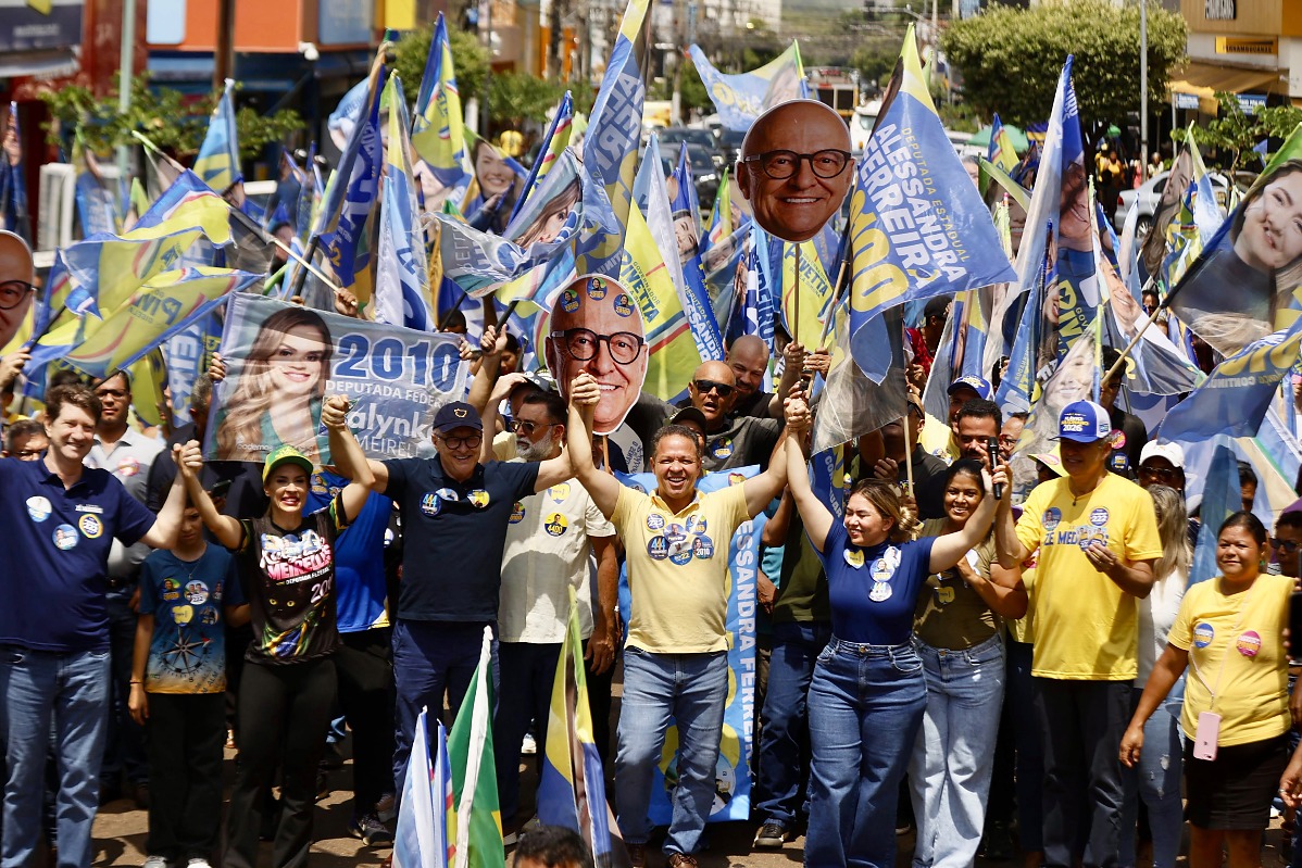 Governador Pivetta e prefeito Cláudio - Rondonópolis