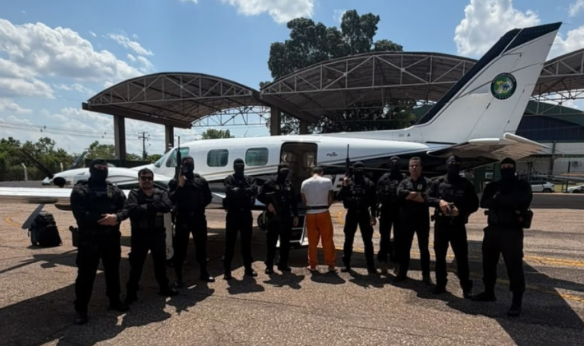 Líder do Comando Vermelho é preso no Paraguai e transferido para Mato Grosso